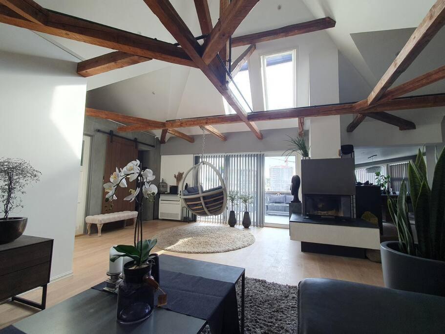 Modern Loftsleilighet เฟรดริคสตา ภายนอก รูปภาพ